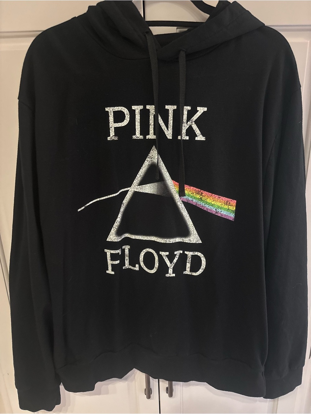 Pink Floyd Dark Side of the Moon Hoodie Men’s XL Black 2022 Licensed Band